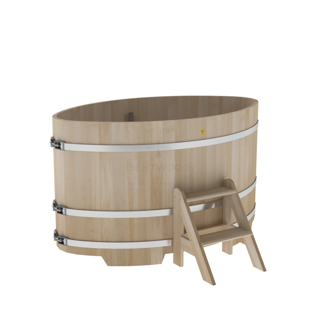 Купель BentWood овальная из кедра 1,02х1,68 премиум