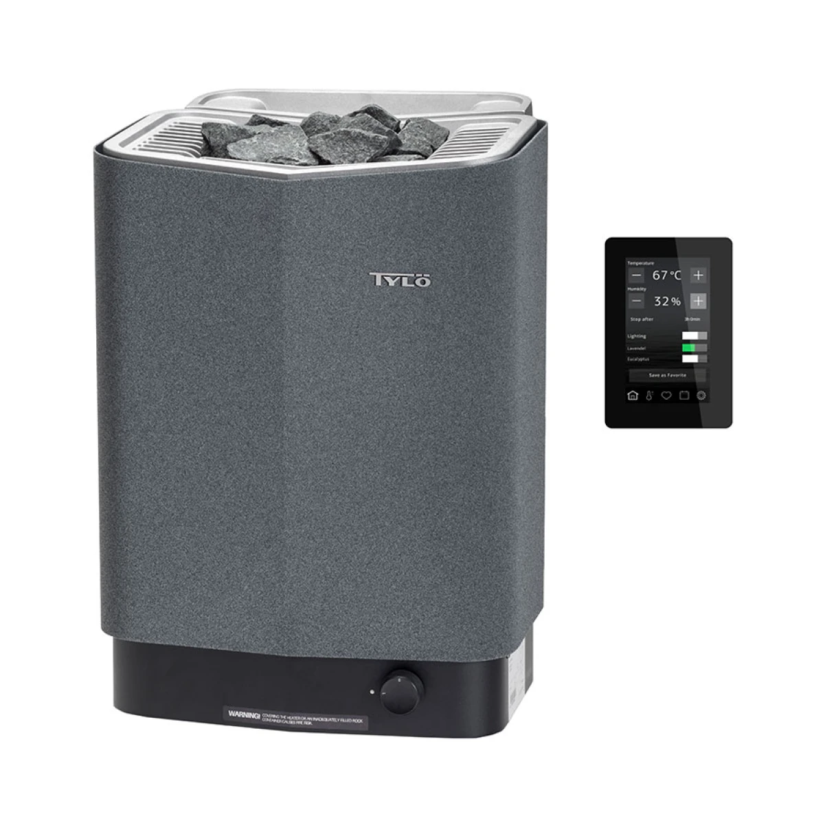 Электрическая печь Tylo Sense Combi 6 серого цвета + Пульт Elite