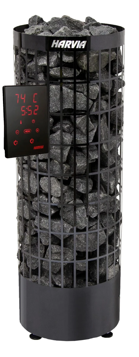 Электрическая печь Harvia Cilindro PC70XE Steel (с выносным пультом в комплекте)