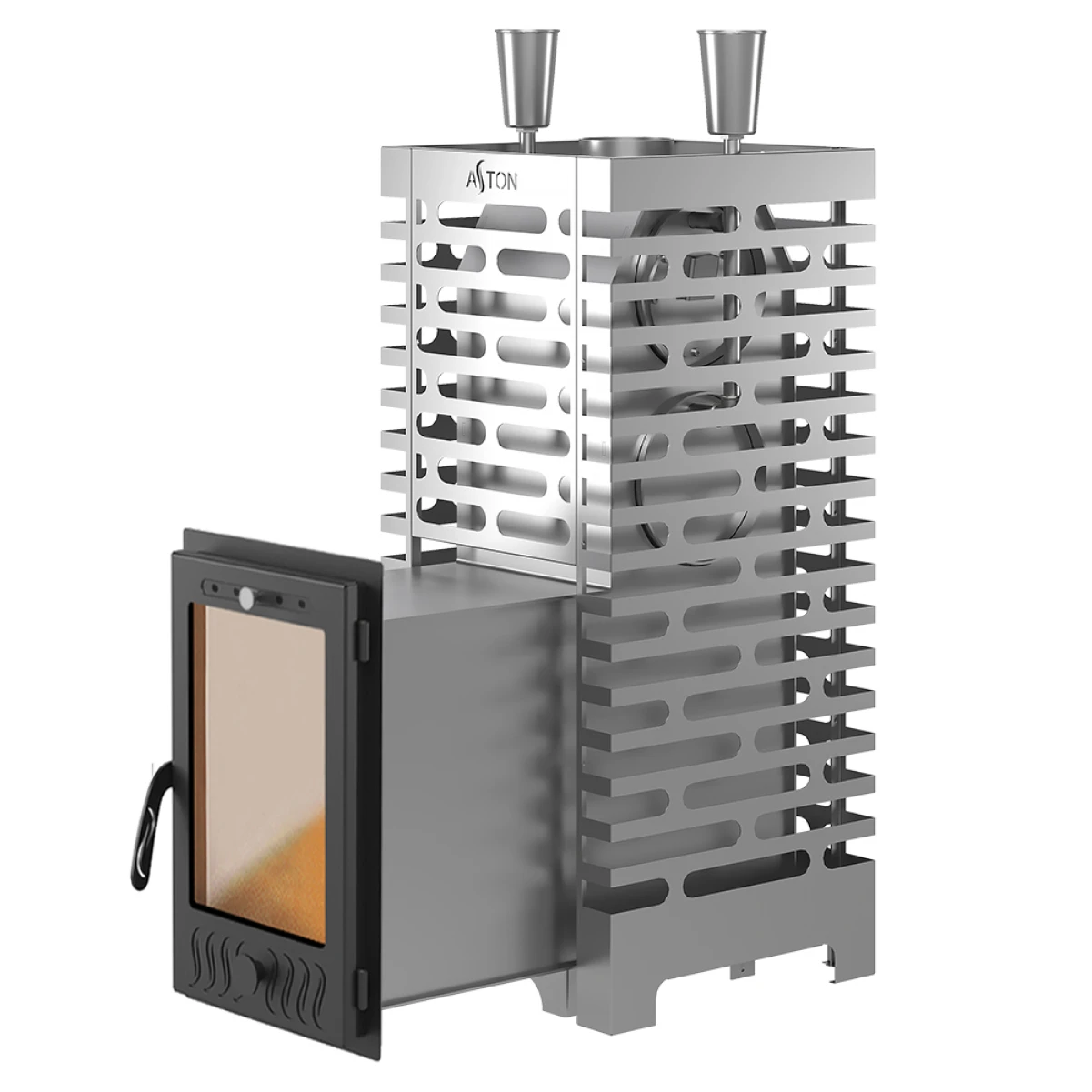 Дровяная печь для бани ASTON 24 INOX (310М) Long
