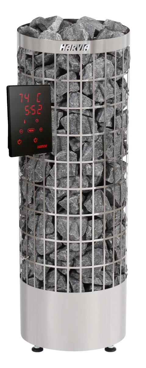 Электрическая печь Harvia Cilindro PC110XE Steel (с выносным пультом в комплекте)