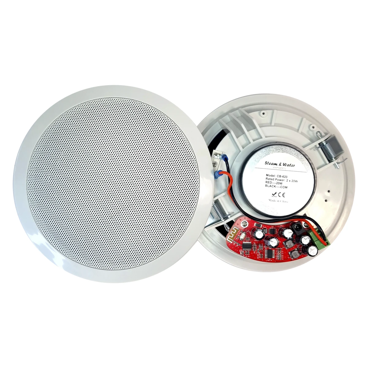 Комплект акустики SW - ВТ 23 White, (2 колонки, встроенный Bluetooth)