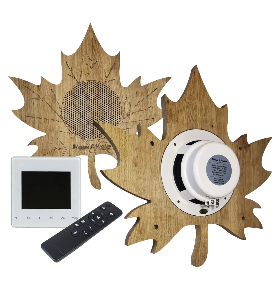 Комплект акустической системы SW 2 White Standart Wood, Кленовый лист (Встраиваемый)