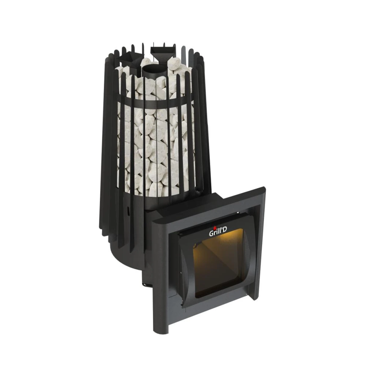 Дровяная печь для бани Grill’D Cometa 180 Vega Long Window Max
