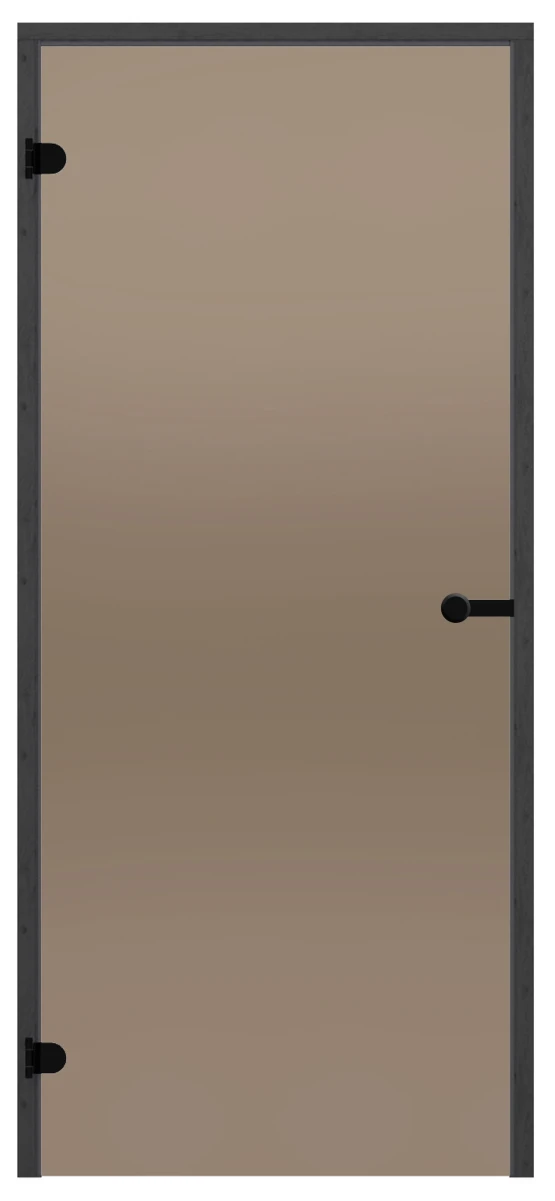 Дверь для бани Harvia Black Line STG 8x19 коробка сосна, стекло бронза