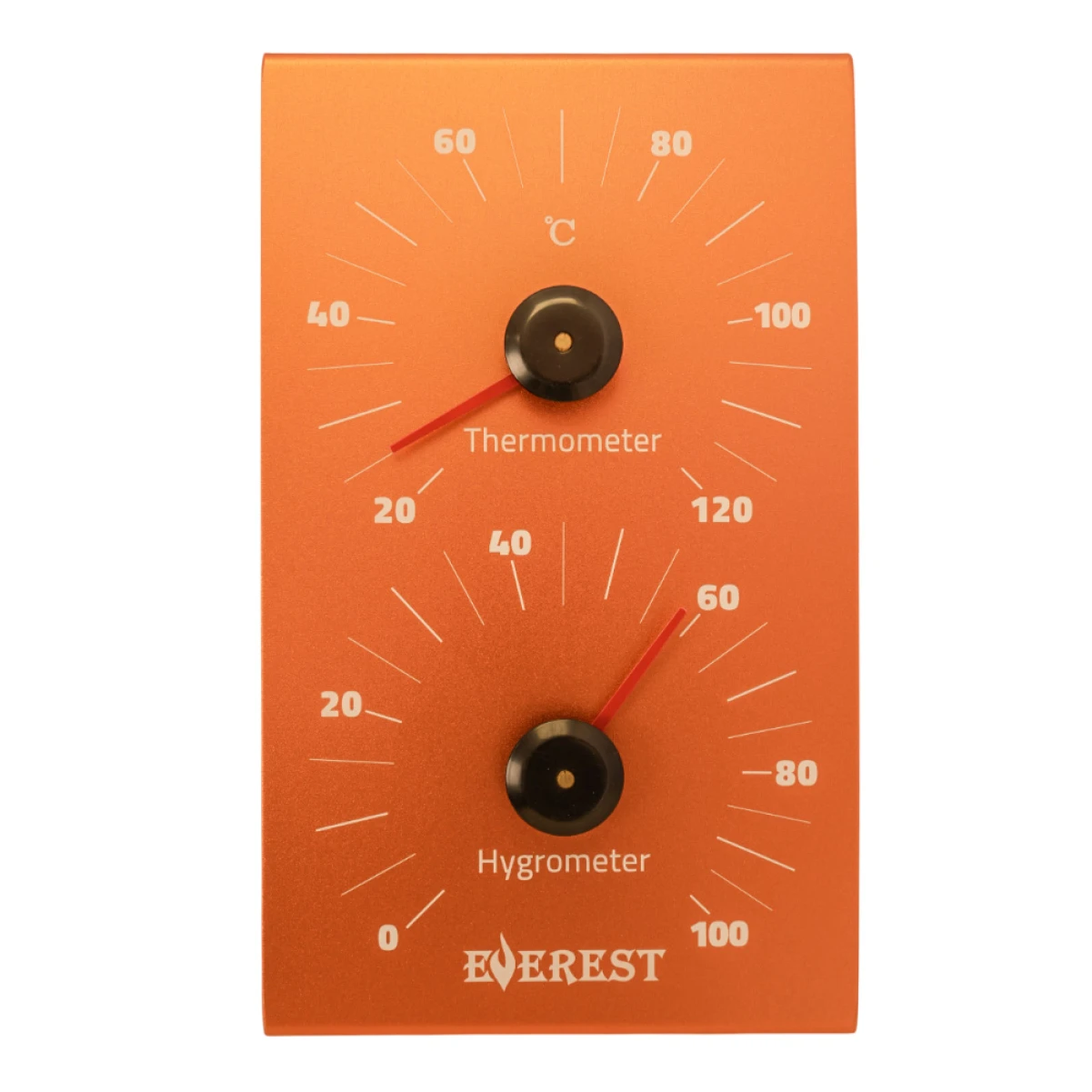 Термогигрометр EVEREST, алюминий ORANGE (TG-27)